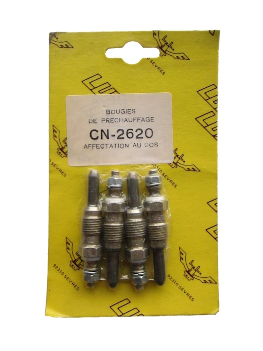Image du produit blister de 4 Bougies de préchauffage LUM LUX CN 2620